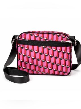 Diane von Furstenberg x Target "Pink Modern Geo" Camera Bag